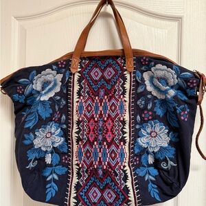 Johnny Was Embroidered Bag